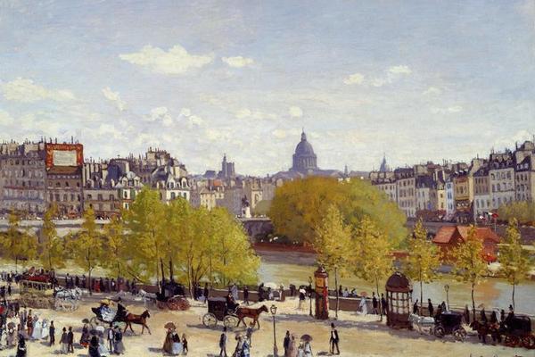 Quai du Louvre, 1867