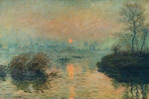 Sunset on the Seine, Winter Effect, 1880