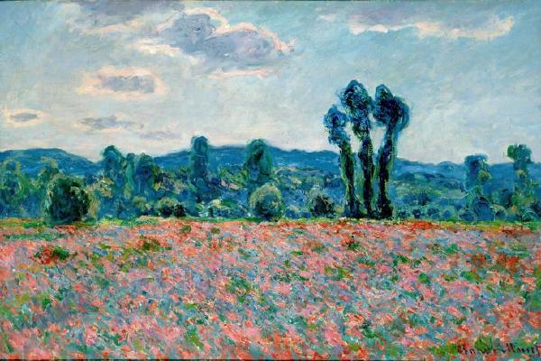 Poppy Field in Giverny 03, 1890