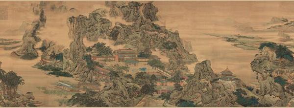 阿房宫图屏