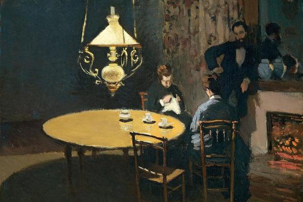 The Dinner, An Interior after, 1868-69