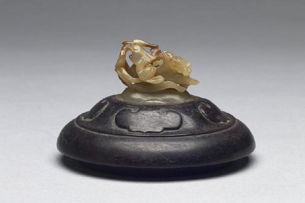 西元1644-1911年 鸳鸯玉顶