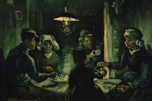 The potato eaters 1885