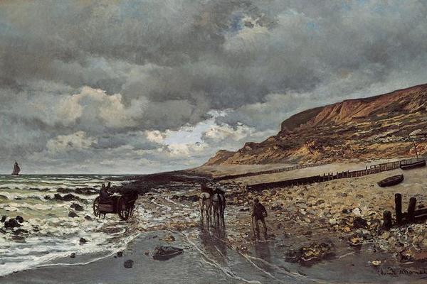 The Pointe de La Hève at Low Tide, 1865