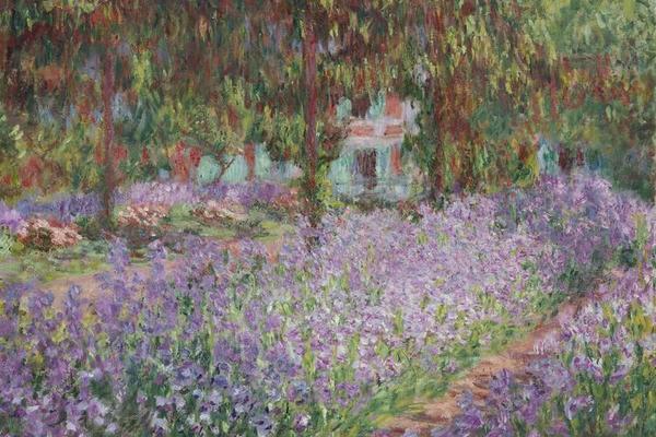 Irises in Monets garden, 1899-1900