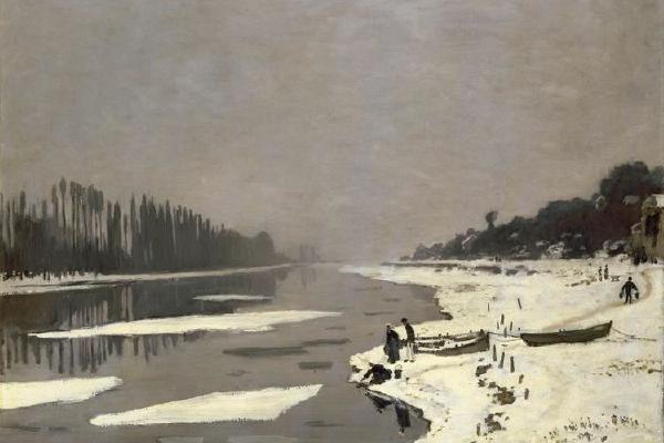 Ice Floes on the Seine at Bougival, 1867-1868
