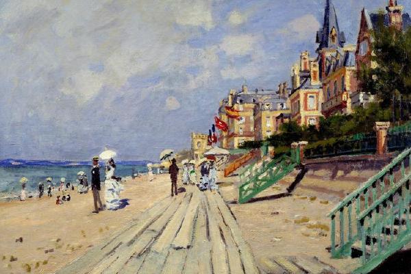 The Beach at Trouville, 1870