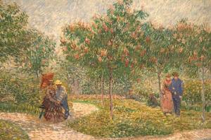Verliefde paartjes in het park Voyer Argenson te Asnières(1887)