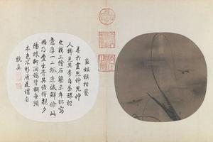 秋柳双鸦图页
