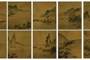 西湖十景画芯