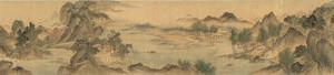 湖山春暖图全图