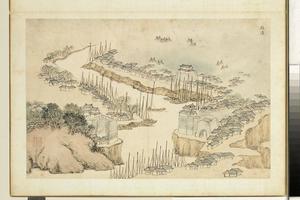 神宗万历三年（1575） 明钱谷张复合画水程图（三）册　临清