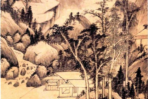 远风阁作山水图