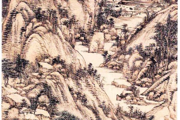 仿黄公望山水图