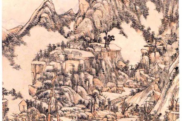 仿黄公望山水图