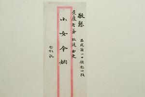 信札散页