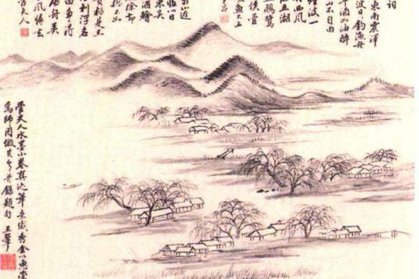 临石谷师弟合景閣册(之七~之十六)