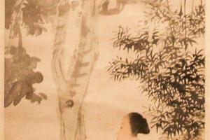 桐荫仕女