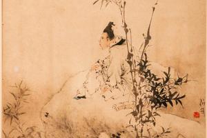 竹石吟诗