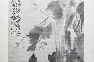 墨梅芭蕉图（轴）
