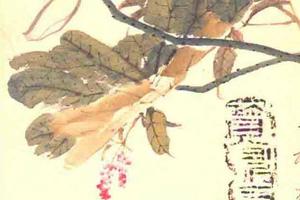 博古花卉四屏