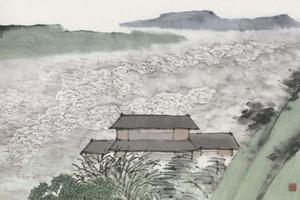 设色山水册之七设色山水册之八