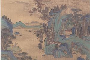 山水图页