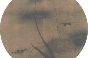 秋柳雙鴉圖