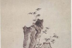 斗鸡图轴