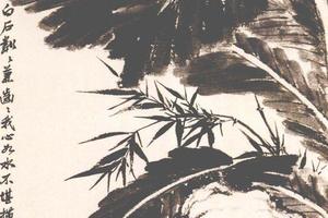 芭蕉竹石