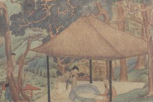 惠山茶会图卷
