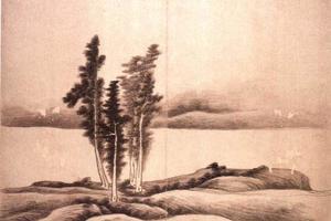 墨笔山水册