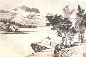 江岸空亭