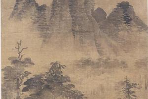 沧洲诗意图轴