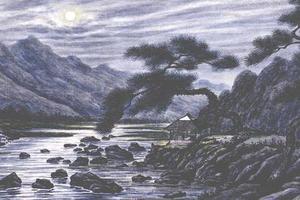 松溪印月