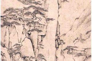 黄山一角图