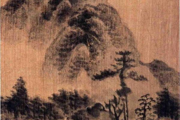 雨山林溪图