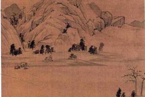 远山古屋图