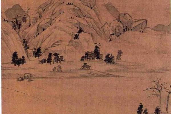 远山古屋图