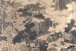 拟陈字山水图轴