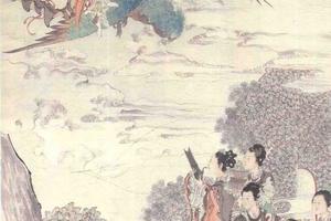 任薰瑶池霓裳图轴