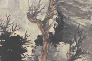 溪山策杖图轴