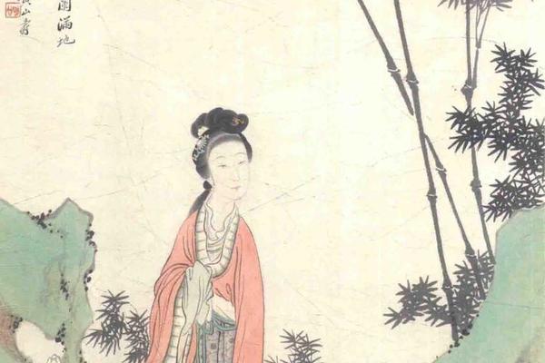 斜阳瘦影图轴