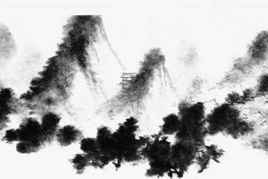 云山塔影图