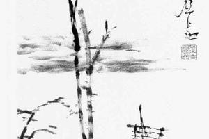 仿宋人山水图轴