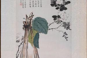 花卉图轴