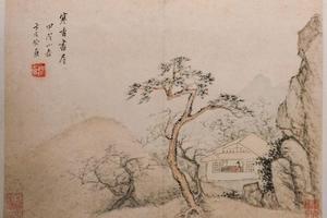 仿古山水图