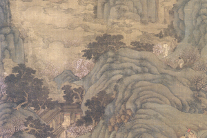 仙山楼阁图轴