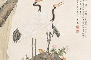 仙鹤寿桃