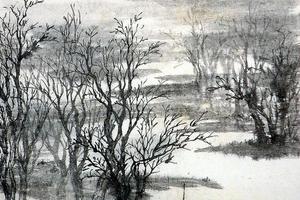 寒林山水